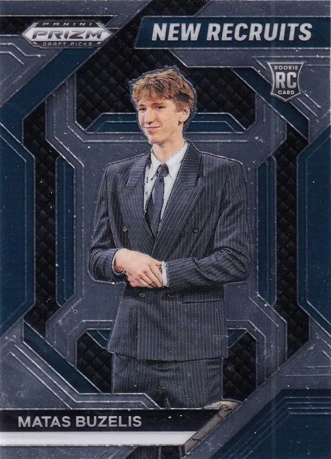 2024 Panini Prizm Draft Picks Matas Buzelis New Recruits #23 card image
