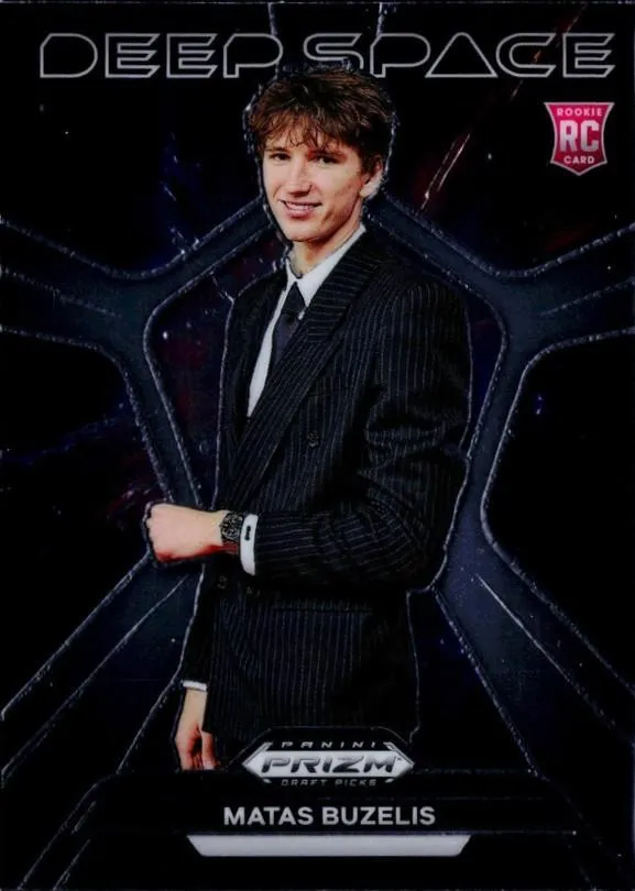 2024 Panini Prizm Draft Picks Matas Buzelis Deep Space #7 card image