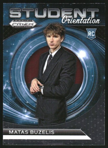 2024 Panini Prizm Draft Picks Matas Buzelis Student Orientation #9 card image