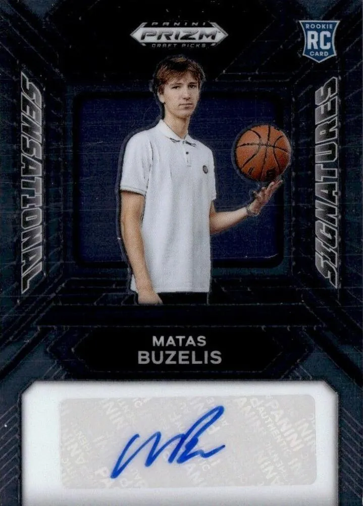 2024 Panini Prizm Draft Picks Matas Buzelis Sensational Signatures #SS-MBZ card image