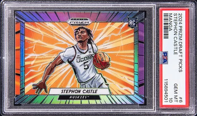 2024 Panini Prizm Draft Picks Stephon Castle Manga #6 card image