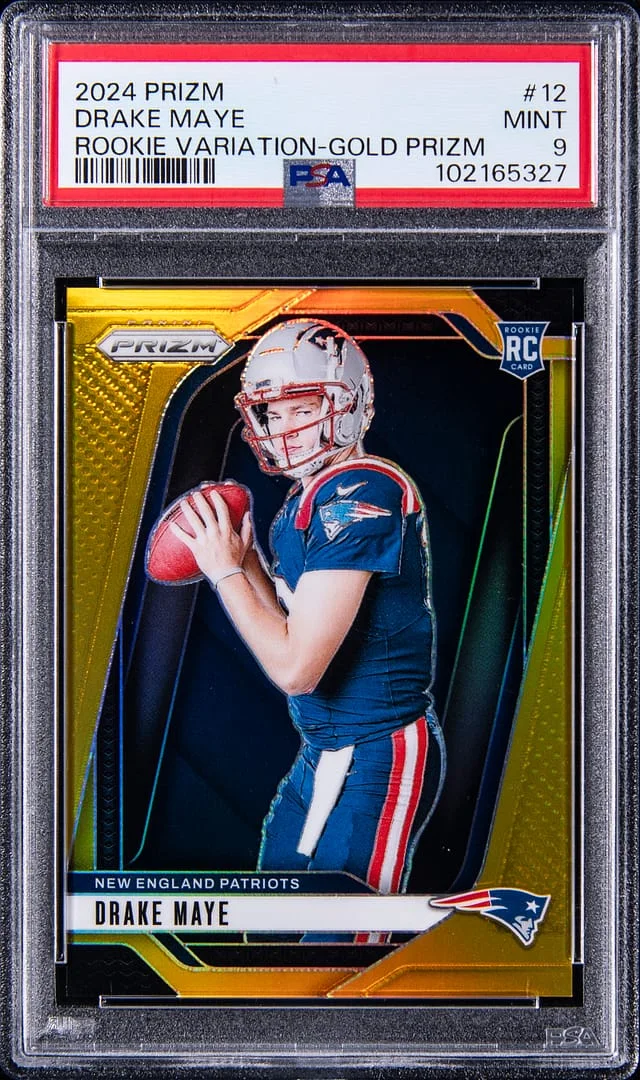 2024 Panini Prizm Drake Maye Variation #12 card image