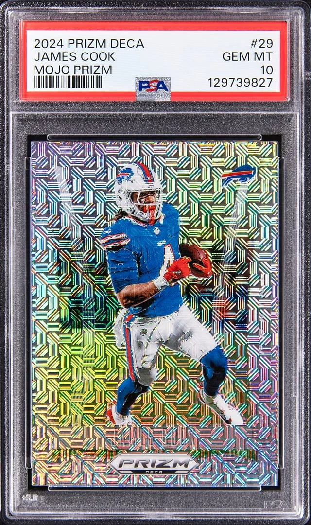 2024 Panini Prizm James Cook Deca Mojo Prizm #29 card image