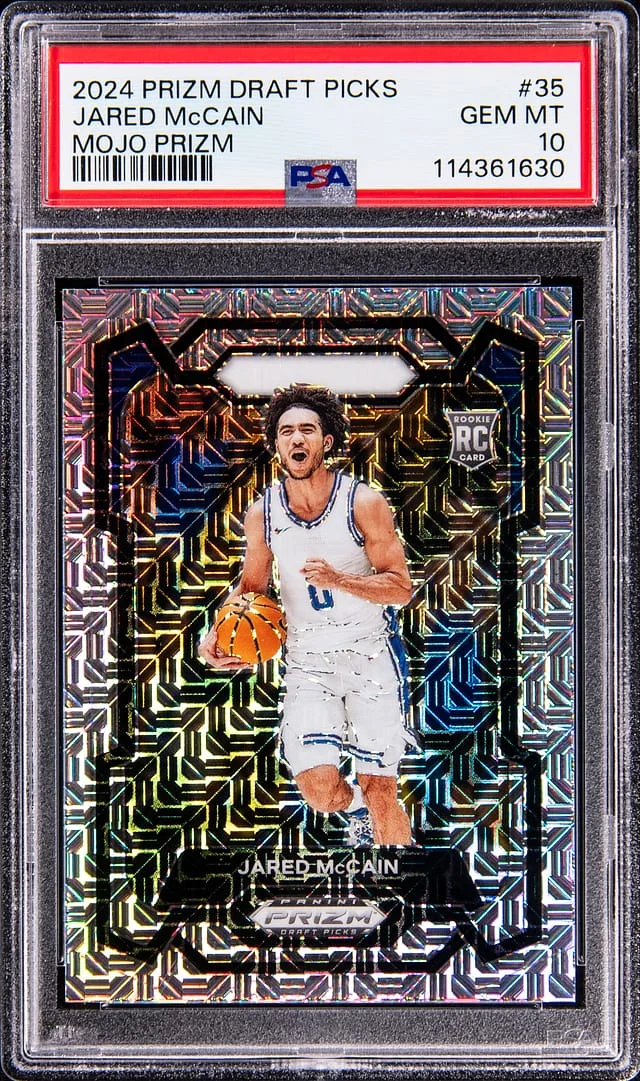 2024 Panini Prizm Jared McCain Mojo Prizm #35 card image