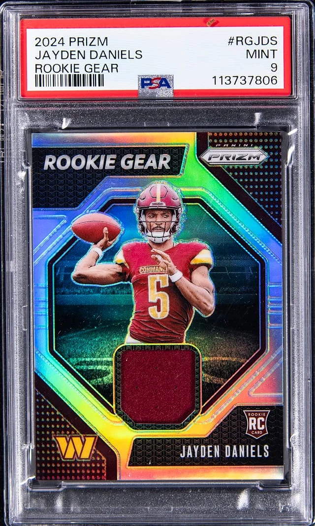 2024 Panini Prizm Jayden Daniels Gear #RG-JDS card image