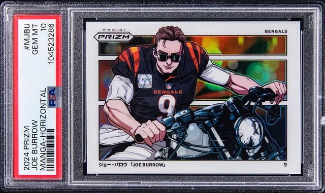 2024 Panini Prizm Joe Burrow Manga Horizontal #MJBU card image
