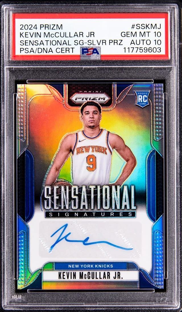 2024 Panini Prizm Kevin McCullar Jr. Sensational Signatures Silver Prizm #SS-KMJ card image