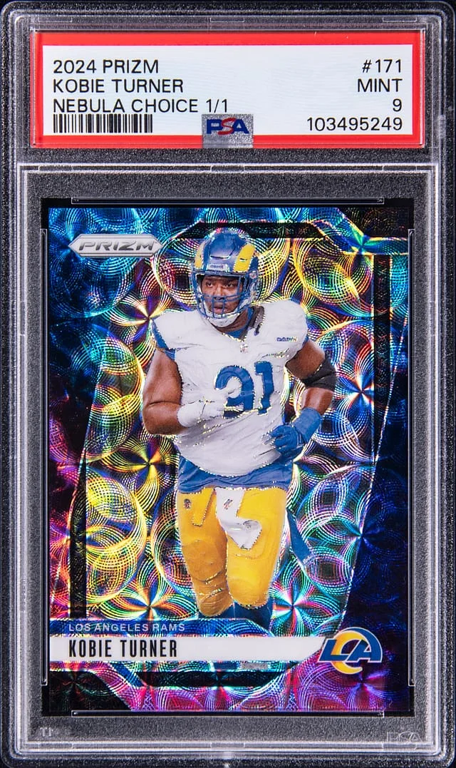 2024 Panini Prizm Kobie Turner Nebula Choice #171 card image