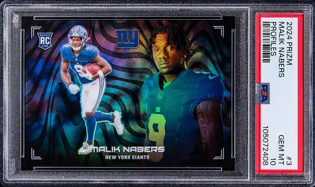 2024 Panini Prizm Malik Nabers Profiles #3 card image