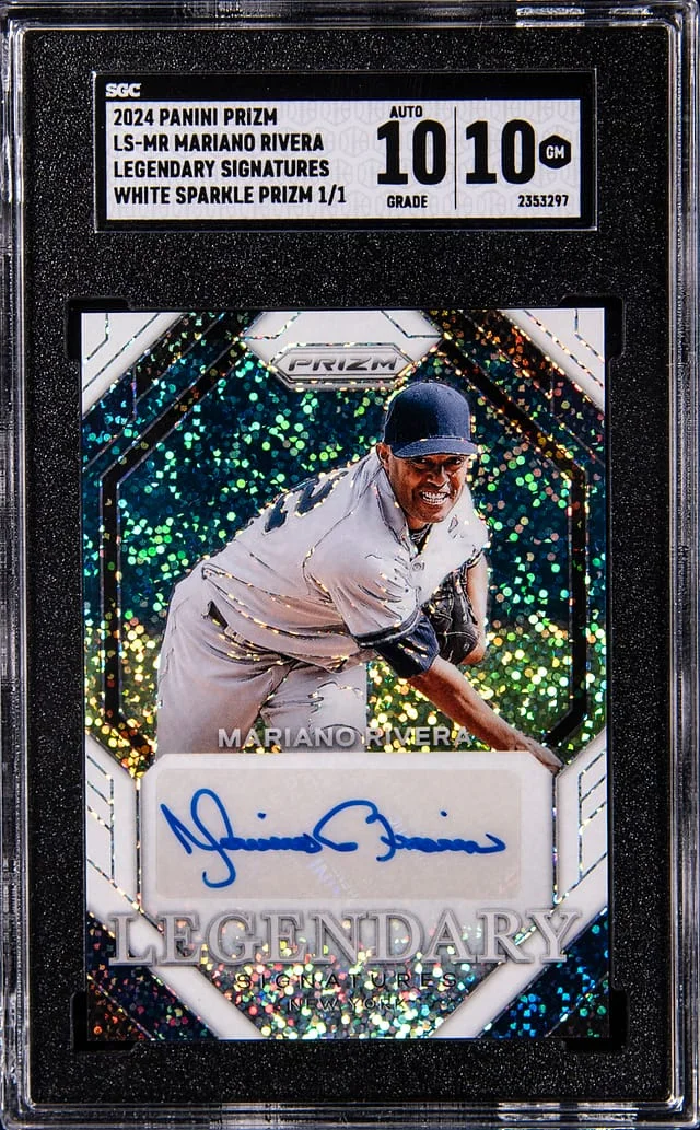2024 Panini Prizm Mariano Rivera White Sparkle Prizm #LS-MR card image