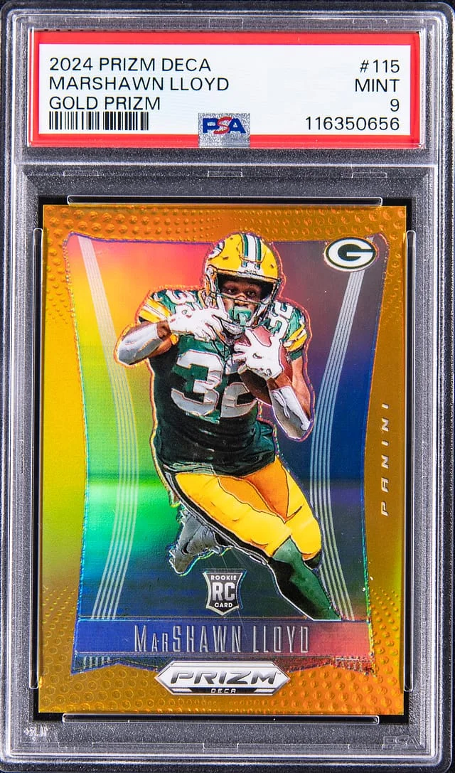 2024 Panini Prizm Marshawn Lloyd Deca Gold Prizm #115 card image