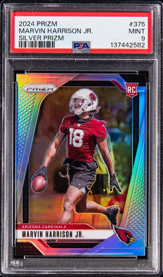 2024 Panini Prizm Marvin Harrison Jr. Silver Prizm #375 card image