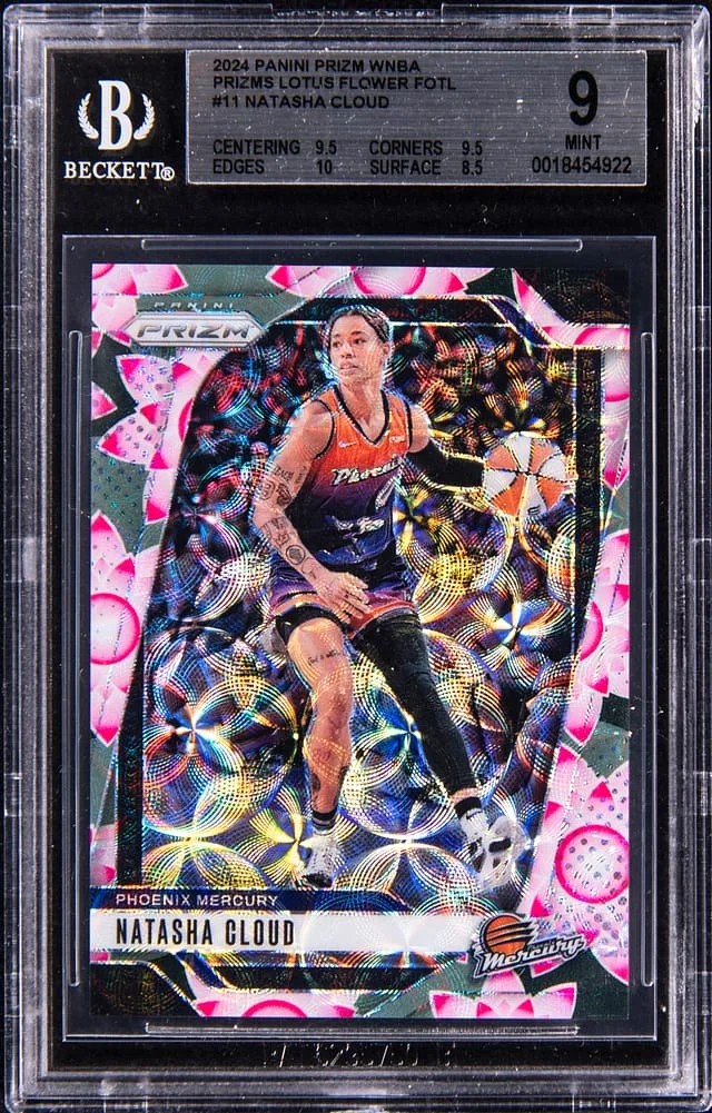 2024 Panini Prizm Natasha Cloud WNBA Prizms Lotus Flower FOTL #11 card image