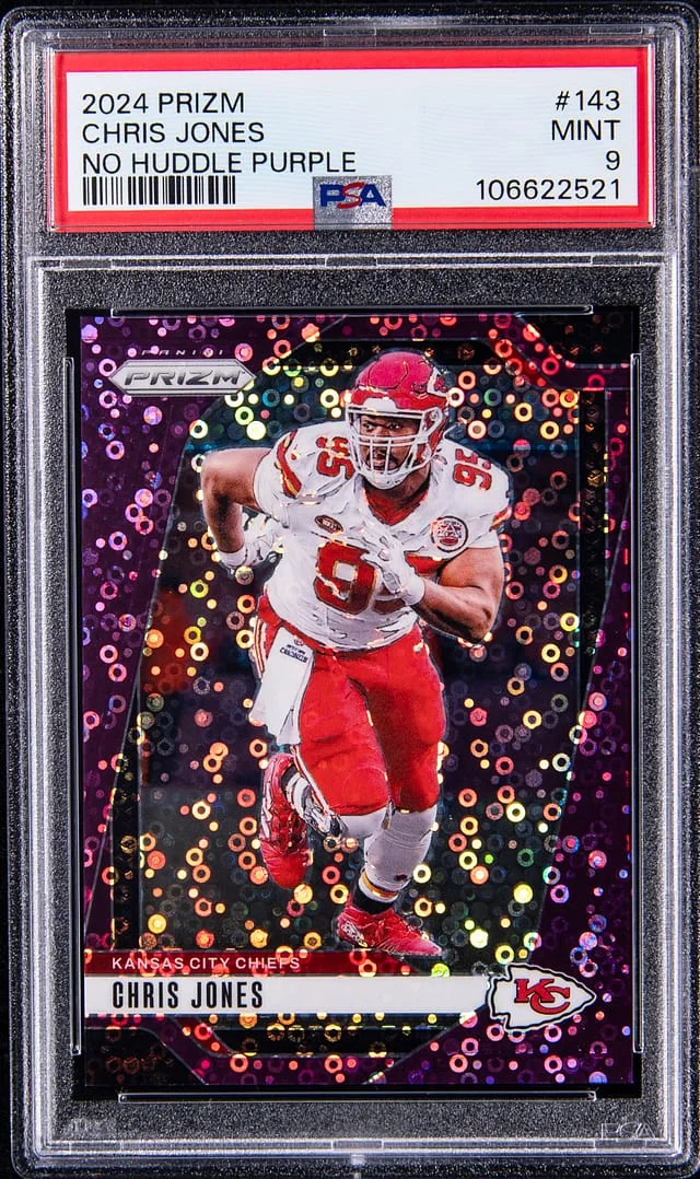 2024 Panini Prizm No Huddle Purple#143 Chris Jones #no-number card image