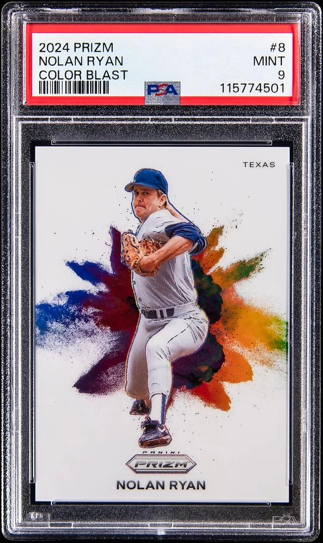 2024 Panini Prizm Nolan Ryan Color Blast #8 card image