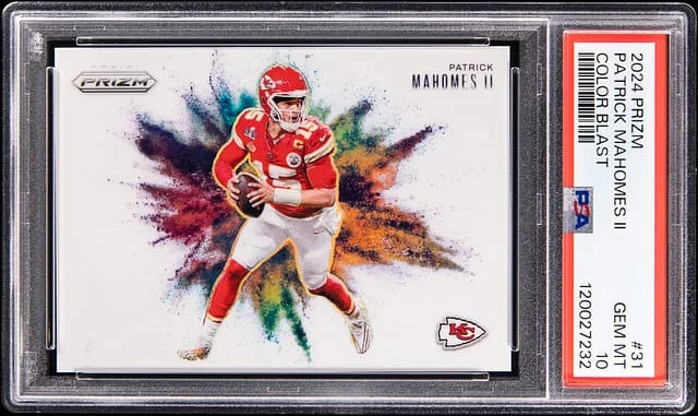 2024 Panini Prizm Patrick Mahomes II Color Blast #31 card image