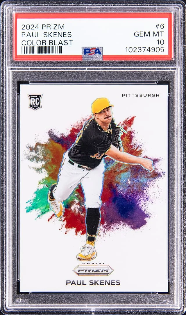 2024 Panini Prizm Paul Skenes Color Blast #6 card image