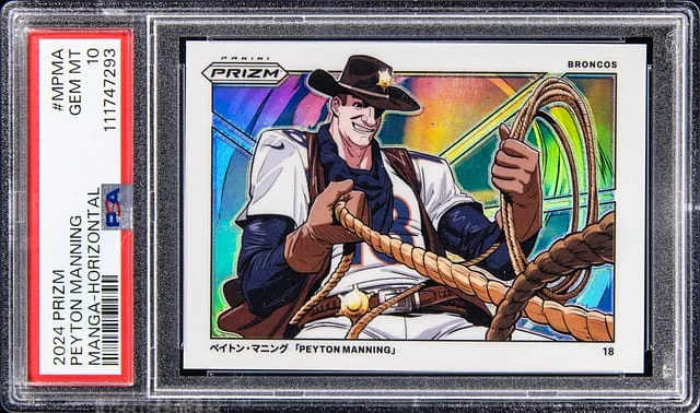 2024 Panini Prizm Peyton Manning Manga-Horizontal #MPMA card image