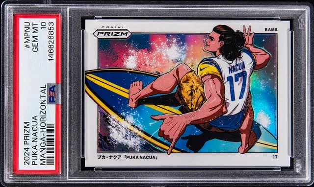 2024 Panini Prizm Puka Nacua Manga Horizontal #M-PNU card image