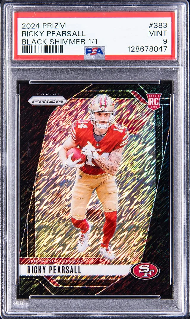 2024 Panini Prizm Ricky Pearsall Autograph Camo #383 card image