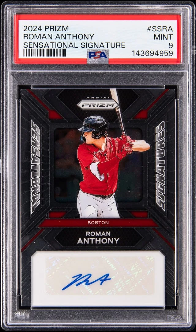 2024 Panini Prizm Roman Anthony Sensational Signatures #SS-RA card image
