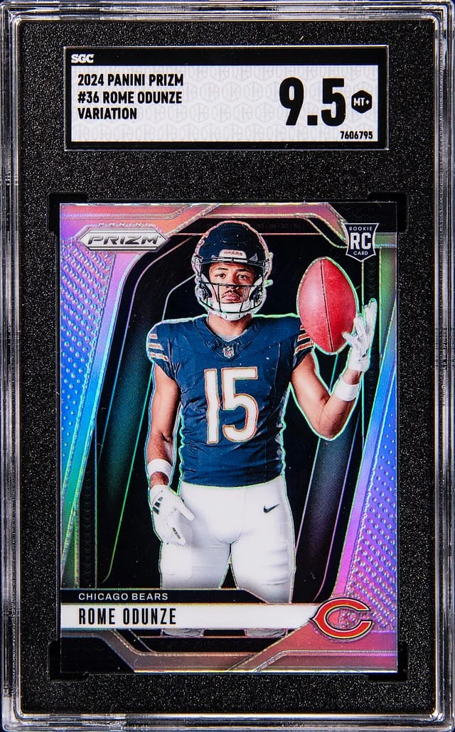 2024 Panini Prizm Rome Odunze Variation #36 card image