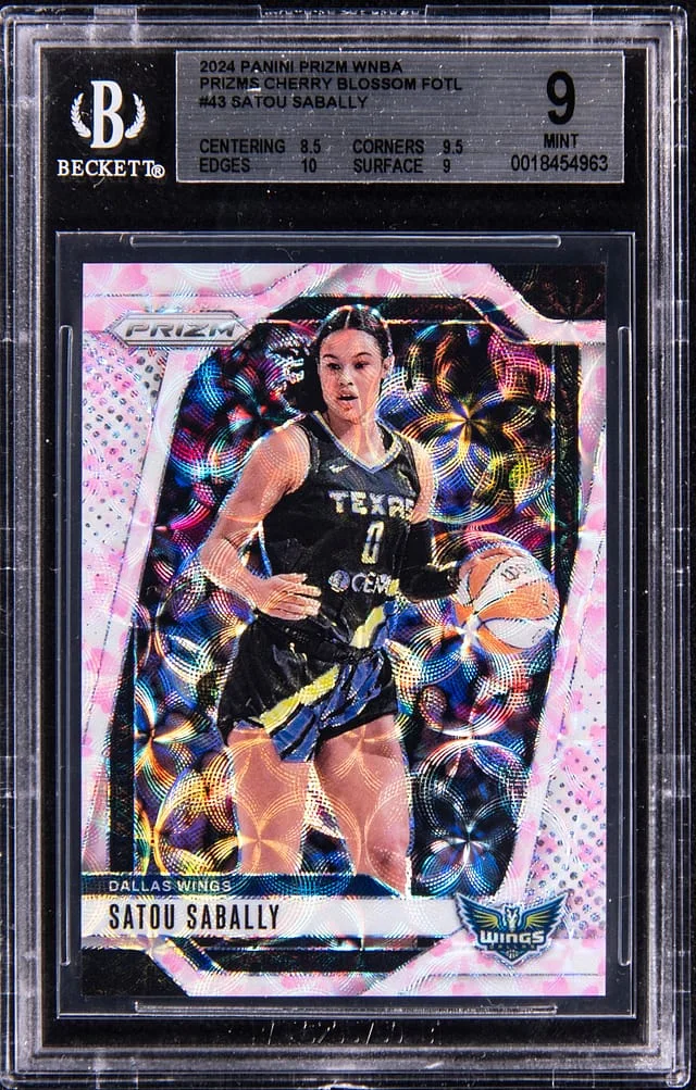 2024 Panini Prizm Satou Sabally WNBA Prizms Cherry Blossom FOTL #43 card image