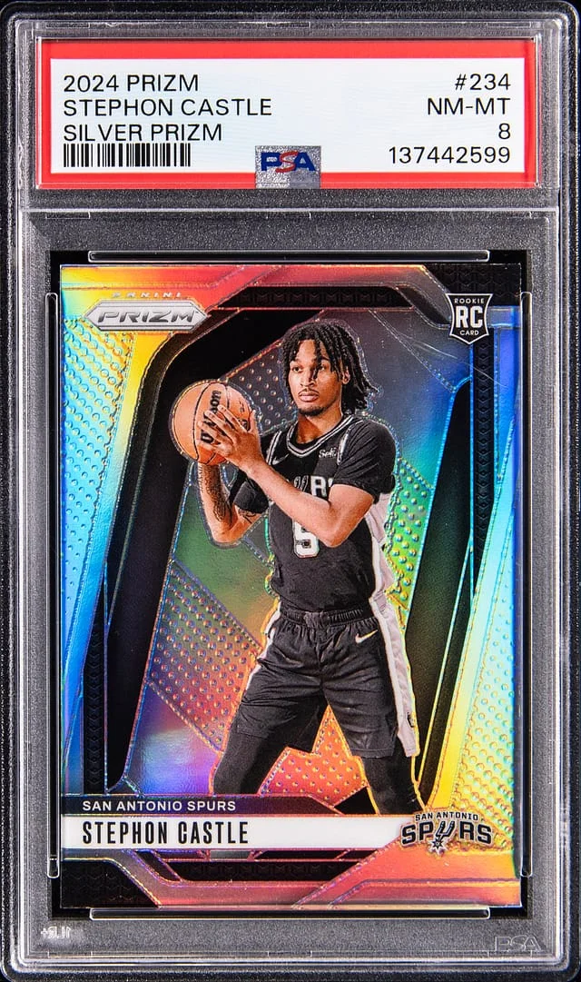 2024 Panini Prizm Stephon Castle Silver Prizm #234 card image