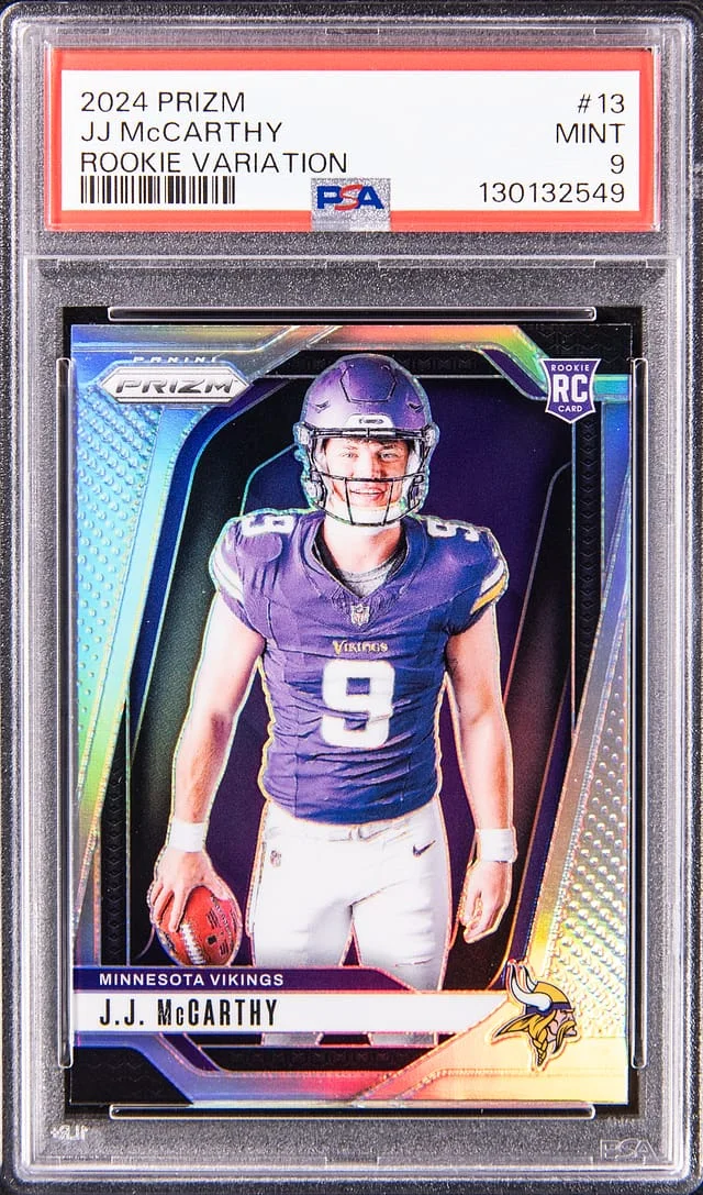 2024 Panini Prizm Variation JJ McCarthy #no-number card image