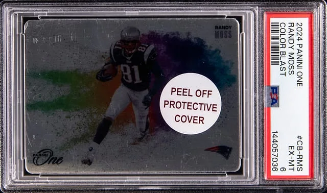 2024 Panini Randy Moss One Color Blast #CB-RMS card image