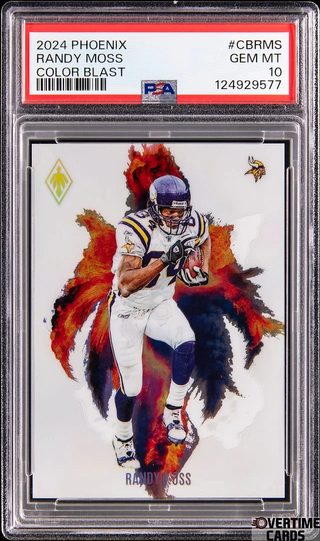 2024 Panini Randy Moss Phoenix Color Blast #CBRMS card image