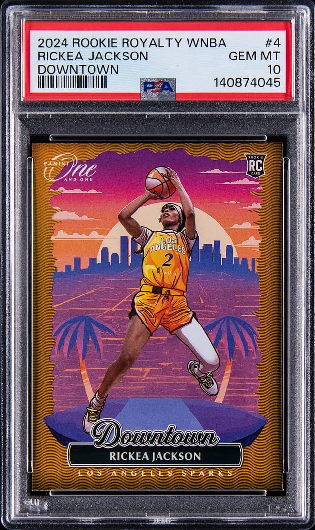 2024 Panini Rickea Jackson Royalty WNBA Downtown #4 card image