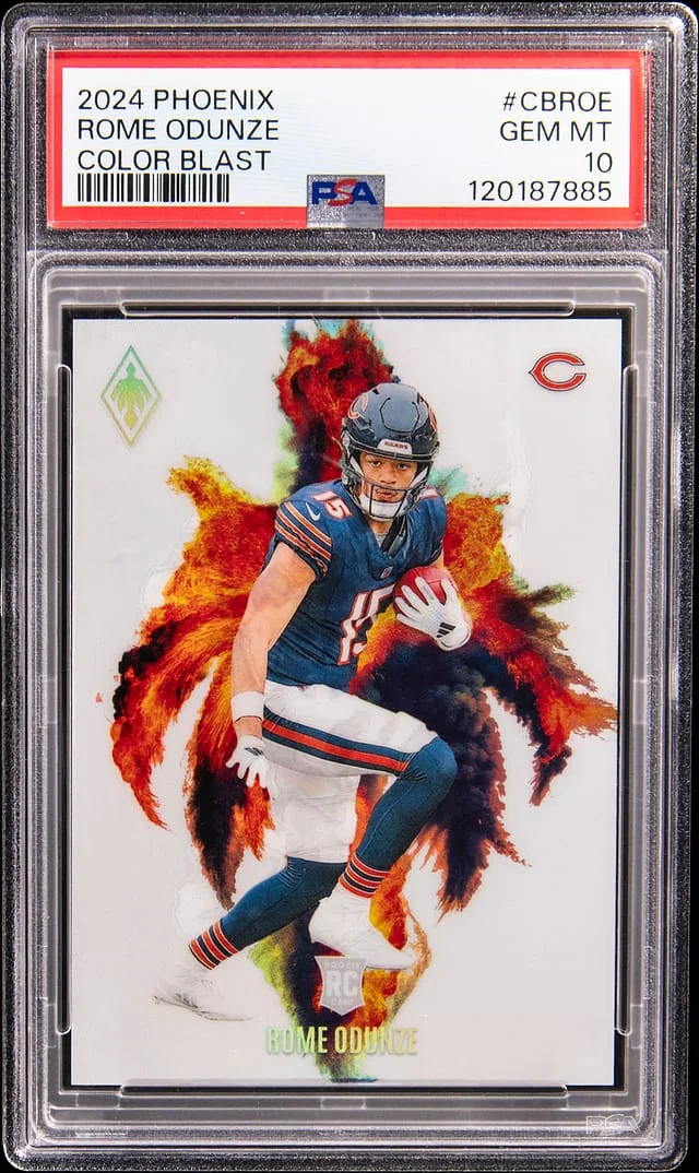 2024 Panini Rome Odunze Phoenix Color Blast #CB-ROE card image