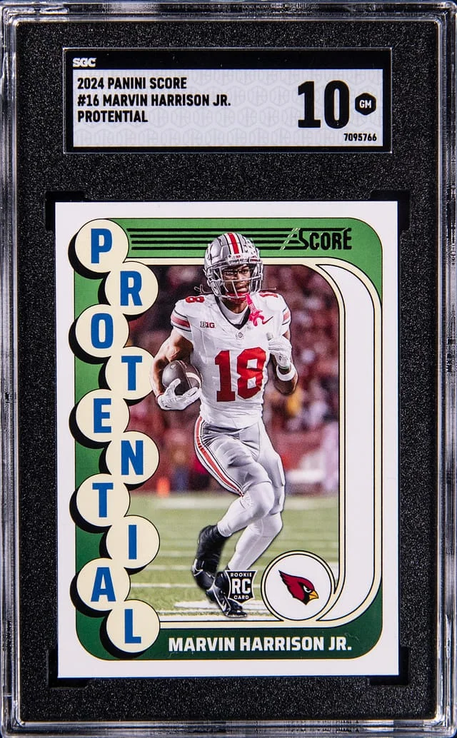 2024 Panini Score Marvin Harrison Jr Protential #16 card image