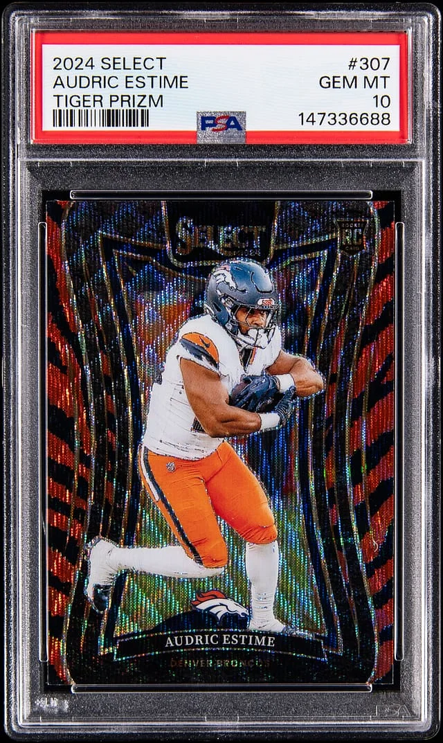 2024 Panini Select Audric Estime Tiger Prizm #307 card image
