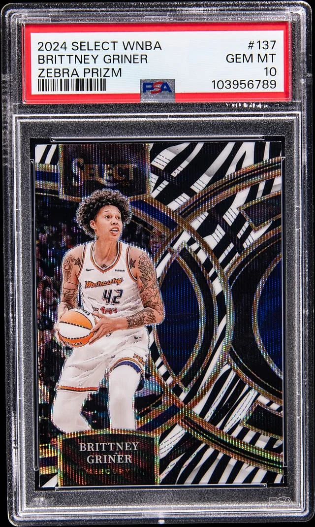 2024 Panini Select Brittney Griner WNBA Gold Ice #137 card image