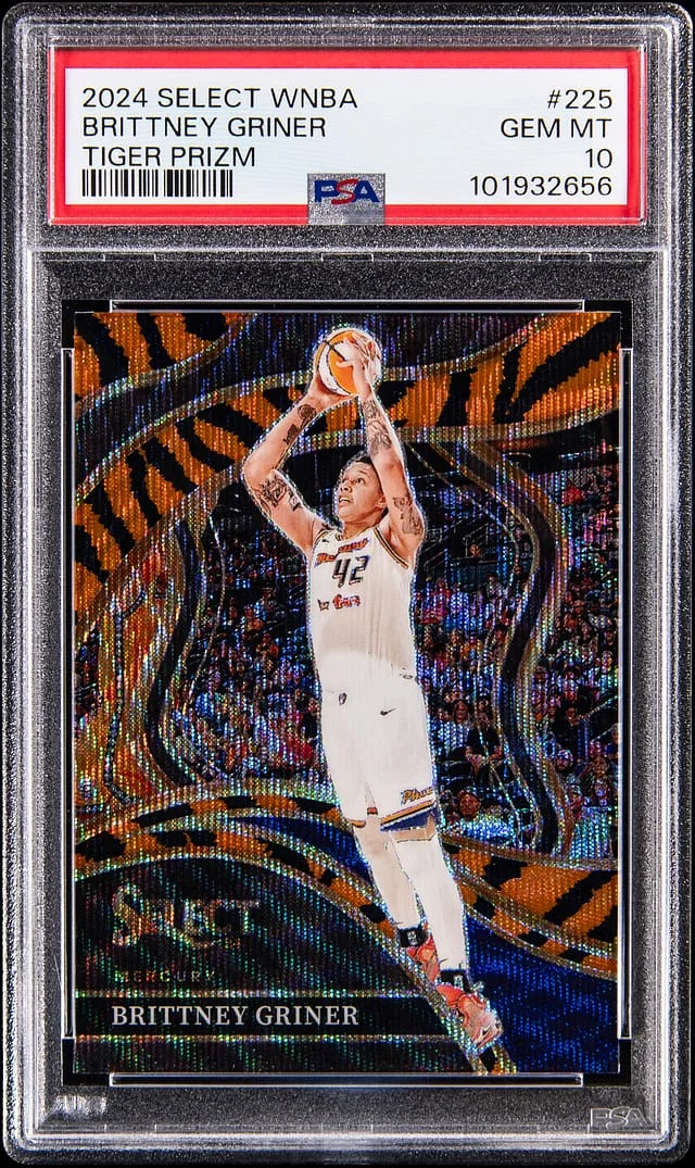 2024 Panini Select Brittney Griner WNBA Tiger Prizm #225 card image