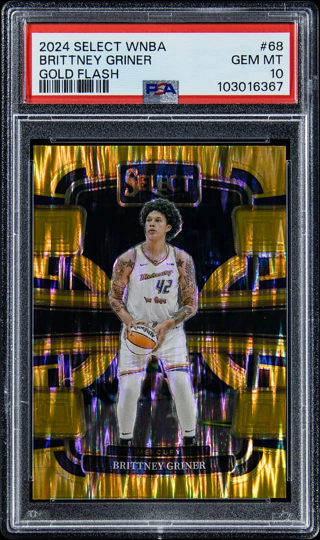 2024 Panini Select Brittney Griner WNBA Tiger Prizm #68 card image