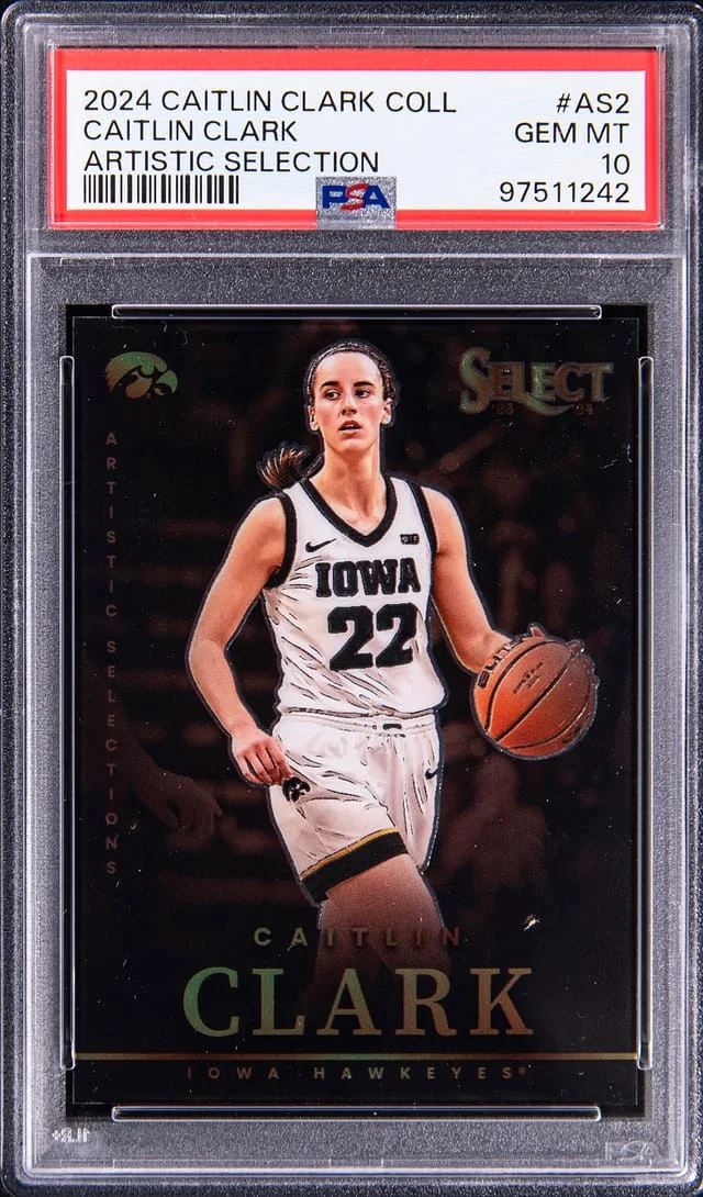 2024 Panini Select Caitlin Clark Collection Artistic Selections #AS2 card image