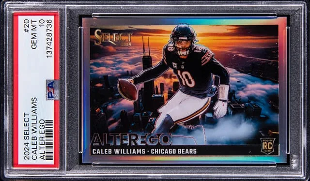 2024 Panini Select Caleb Williams Alter Ego #20 card image
