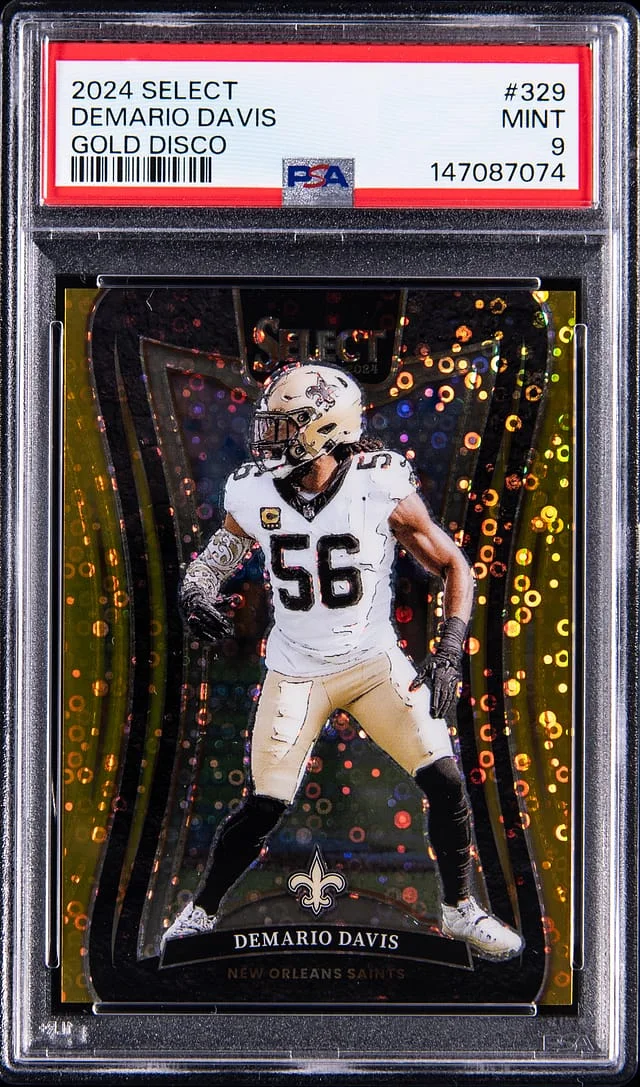 2024 Panini Select Demario Davis Gold Disco Prizm #329 card image