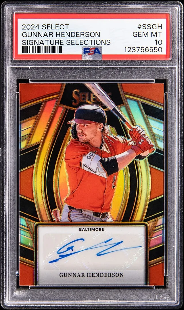 2024 Panini Select Gunnar Henderson Signature Selections #SS-GH card image