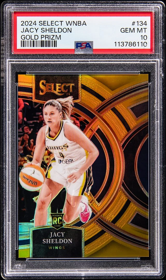 2024 Panini Select Jacy Sheldon WNBA Tiger Prizm #134 card image