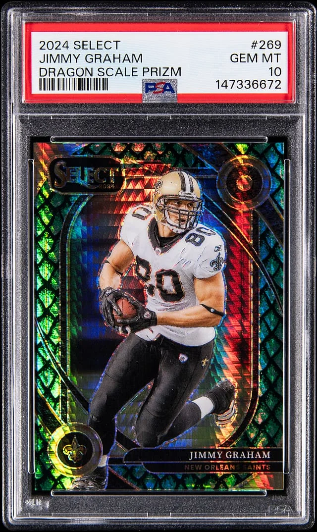2024 Panini Select Jimmy Graham Dragon Scale Prizm #269 card image