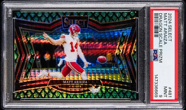 2024 Panini Select Matt Araiza Dragon Scale Prizm #481 card image