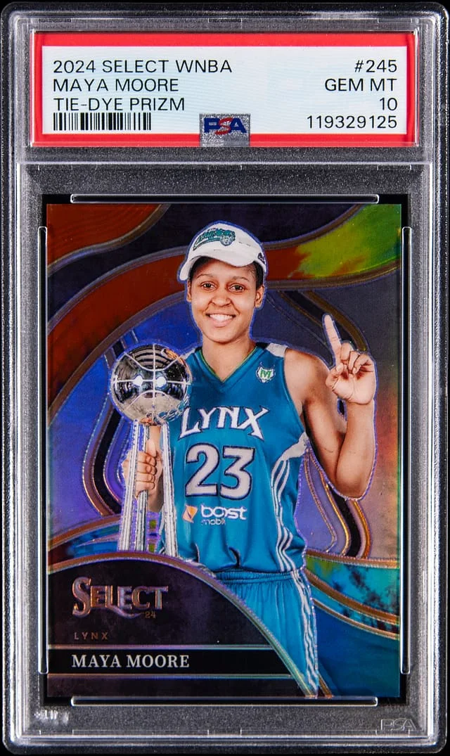 2024 Panini Select Maya Moore WNBA Tie-Dye Prizm #245 card image