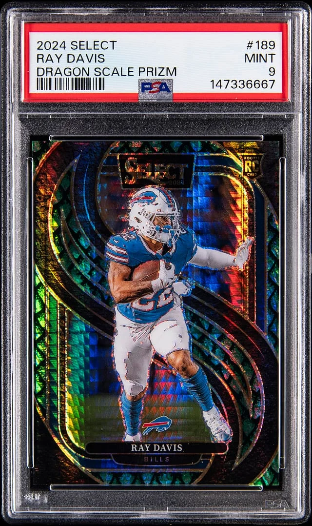 2024 Panini Select Ray Davis Dragon Scale Prizm #189 card image