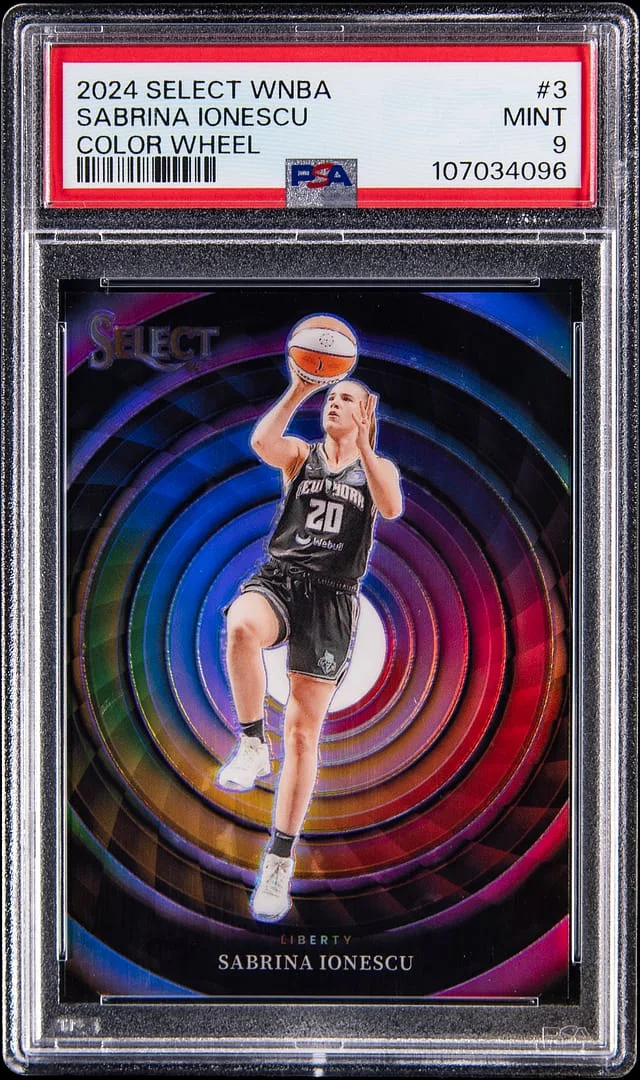2024 Panini Select Sabrina Ionescu WNBA Color Wheel #3 card image