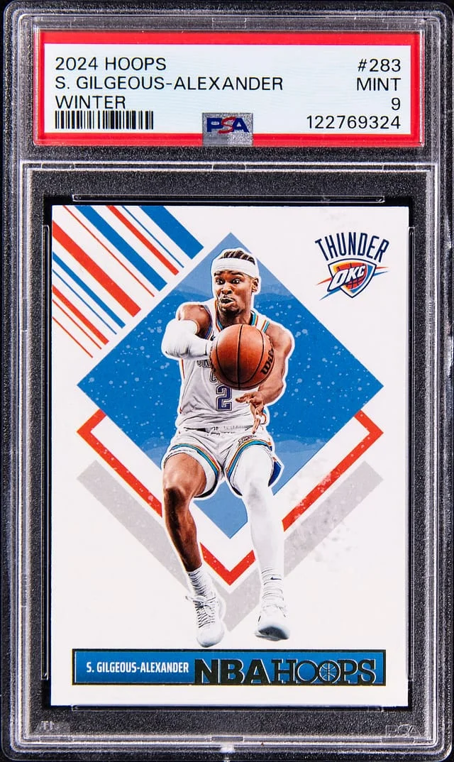 2024 Panini Shai Gilgeous-Alexander NBA Hoops Winter #283 card image