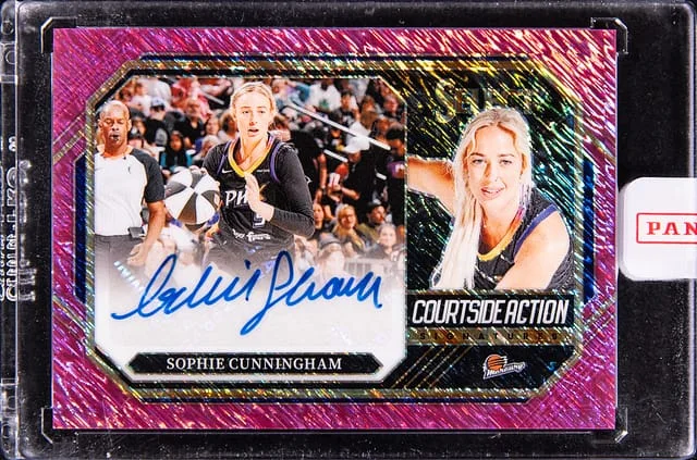 2024 Panini Sophie Cunningham WNBA Select Courtside Action Autograph #CSA-SC card image